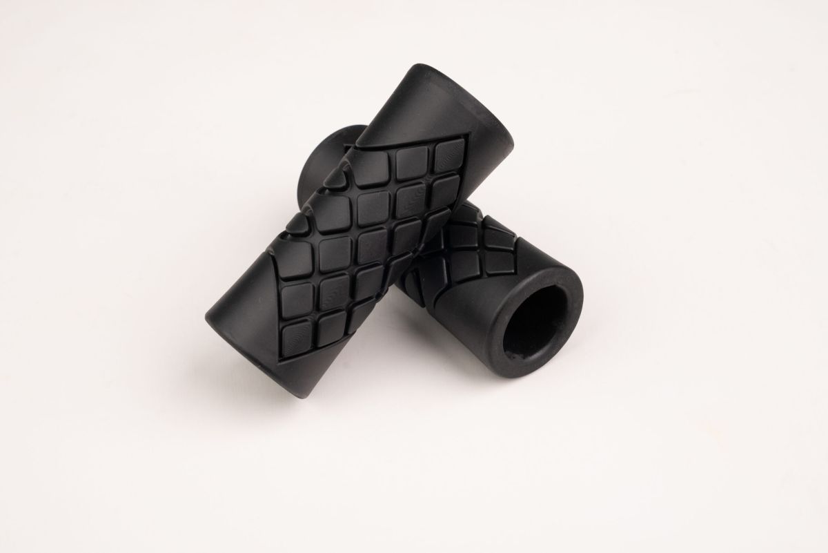 manopole bike stampate in 3d nero