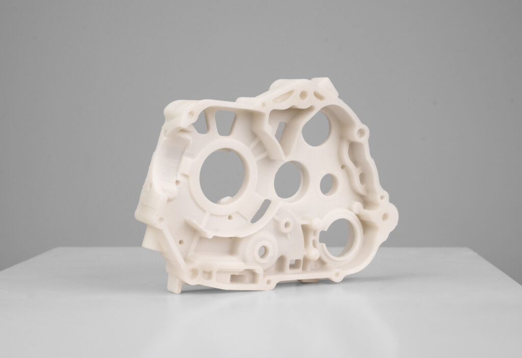 oggetto bianco complesso stampato in 3d