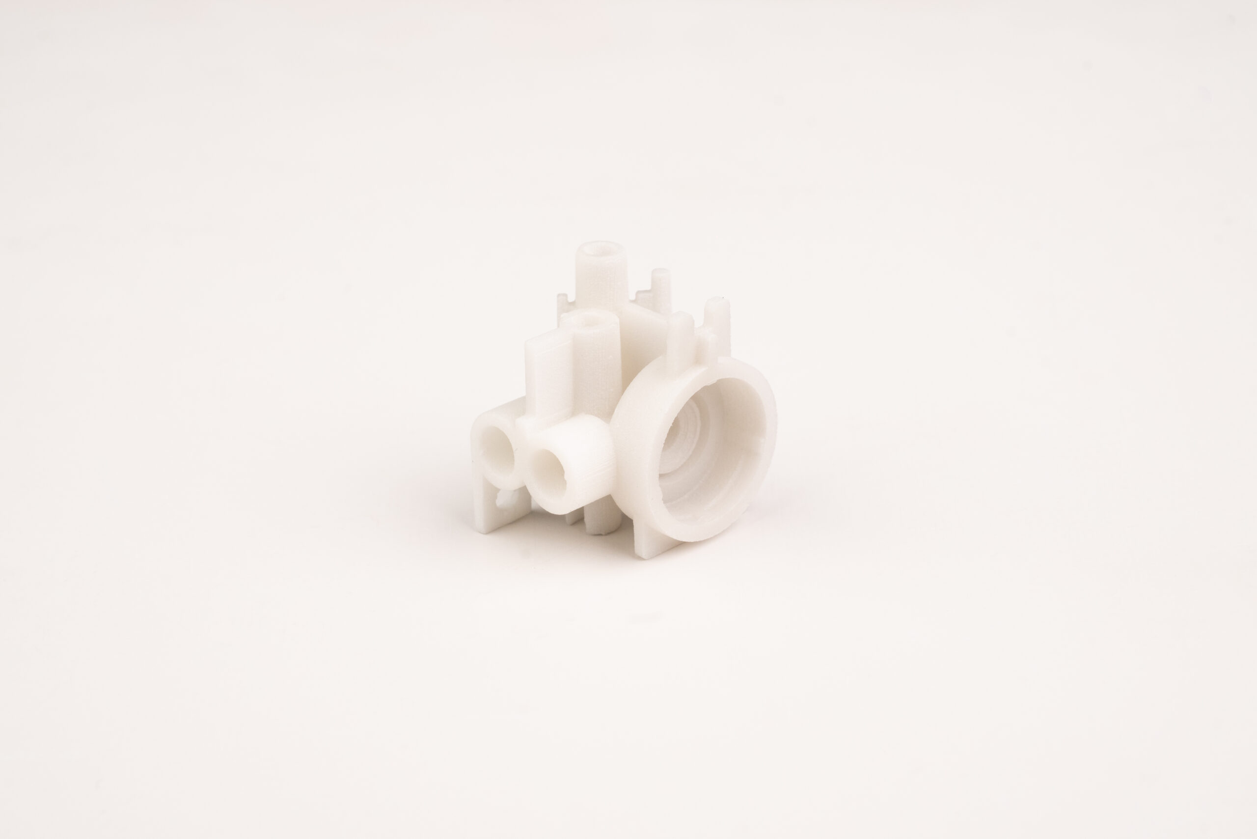 valvola per macchina da caffè stampato 3d bianco