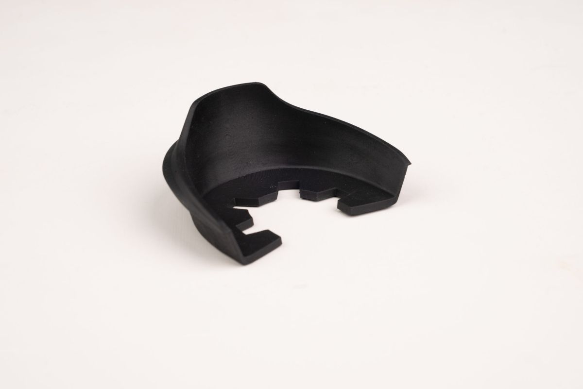 tallone calzatura stampato in 3d nero