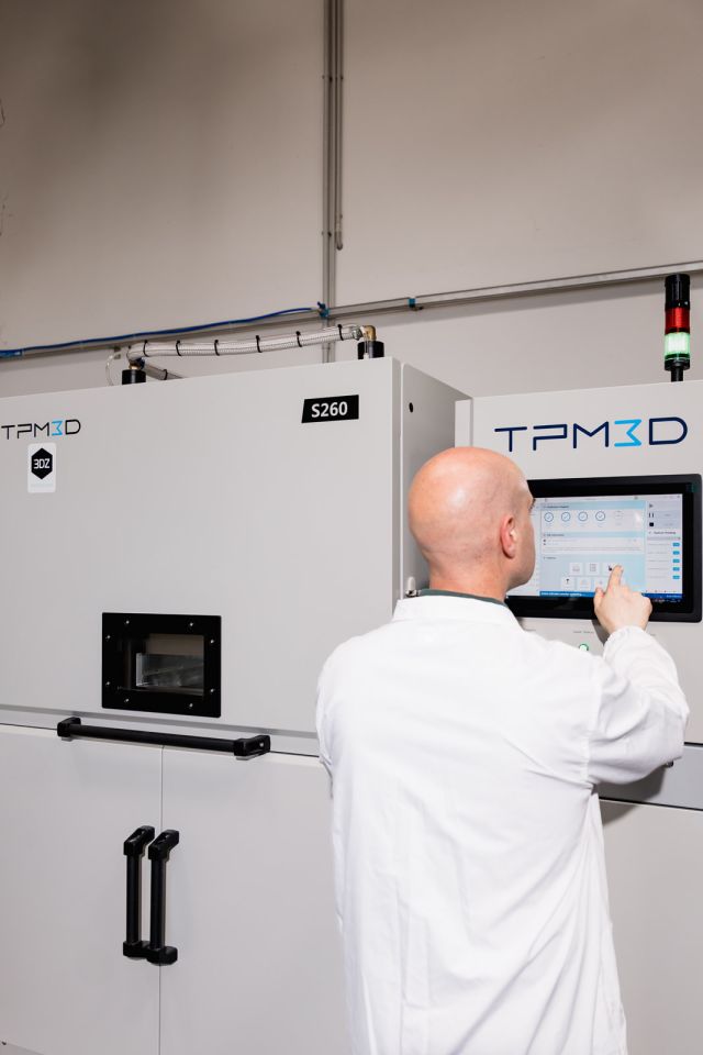 ase del processo stampa 3d sls industriale