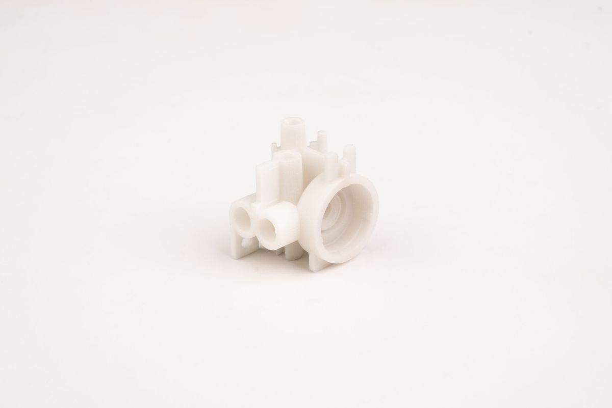 valvola per macchina da caffè stampato 3d bianco